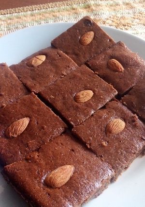 Una foto de Brownie saludable
