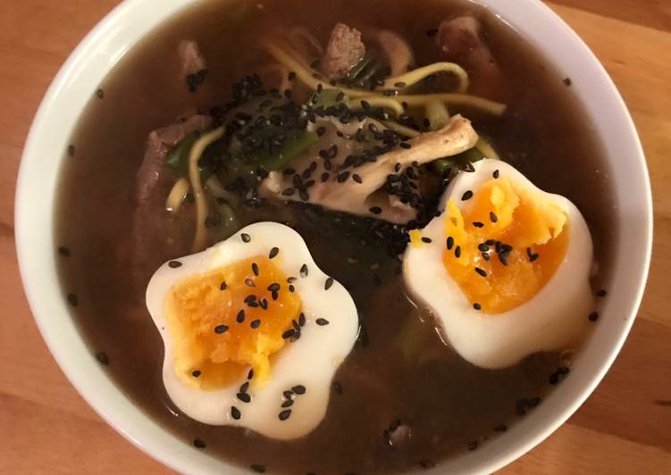 How to Make Any-night-of-the-week Beef ramen with ajitsuke tomago