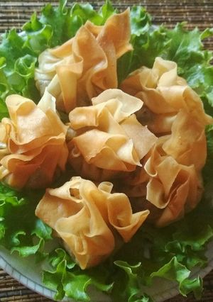 Foto resep Pangsit isi sayuran