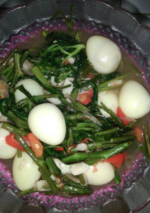 Foto resep Tumis Kangkung Telur Puyuh
