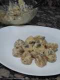Ensalada de papines y pepinillos en vinagre