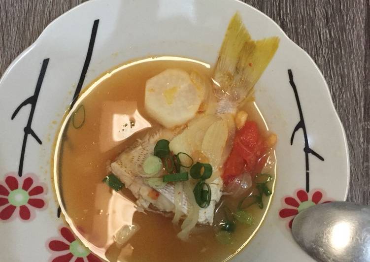 Cara Gampang Membuat Sup ikan ekor kuning Anti Gagal