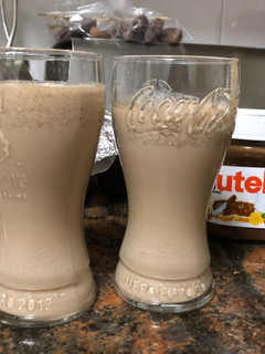 Una foto de Batido de Kinder Bueno y Nutella