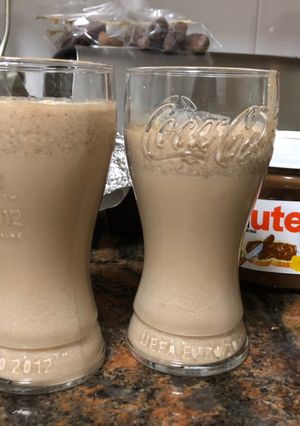 Una foto de Batido de Kinder Bueno y Nutella