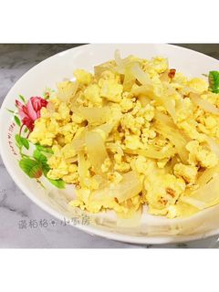 洋蔥炒蛋 的食譜成品照片