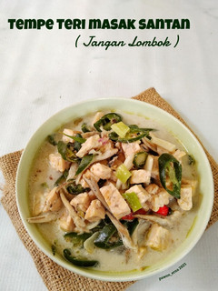 Foto resep Tempe Teri Masak Santan (Jangan Lombok)