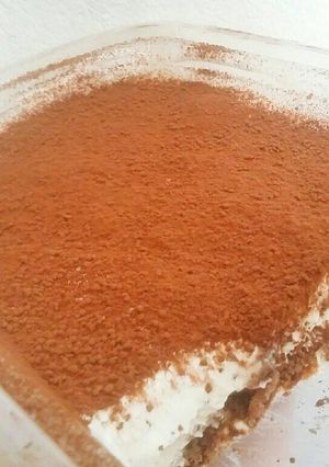 Hình của món Tiramisu siêu dễ (không lò, không máy đánh trứng, không cân).