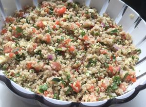 Una foto de Ensalada de quinoa