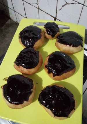 Foto resep Donat kacang&coklat empuk tanpa telur
