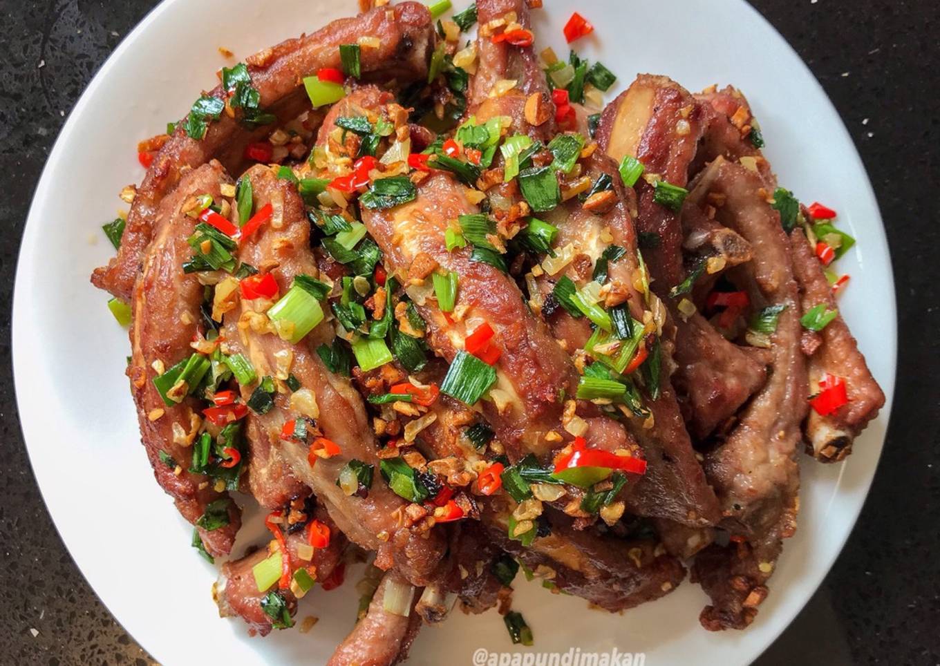 Garlic Ribs / Iga Goreng Bawang
