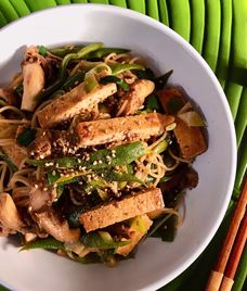 đậu hủ non xào