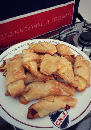 Una foto de Bizcochos de membrillo y de queso