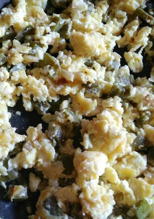 Una foto de Nopales con huevo (excelente para el desayuno)