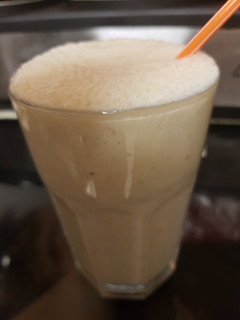 A picture of My Banana milk shake.