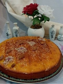 عکسی از دستور کیک شربتی باقلوا خوشمزه