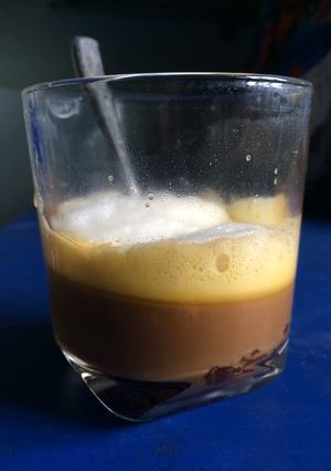 Hình của món Cà phê trứng.