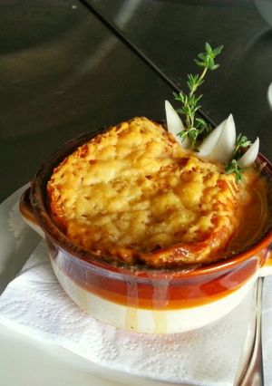 Una foto de Sopa de cebolla