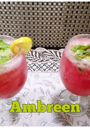 A picture of Falsa Soda Drink (iftar special) cooked by Ambreen.
