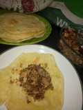Roti Chapati toping cakalang mudah