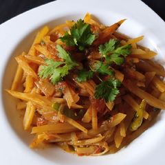 A picture of Three Spice Aloo ki Buhjya.