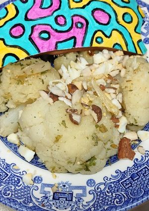 Una foto de Coliflor a la polaca