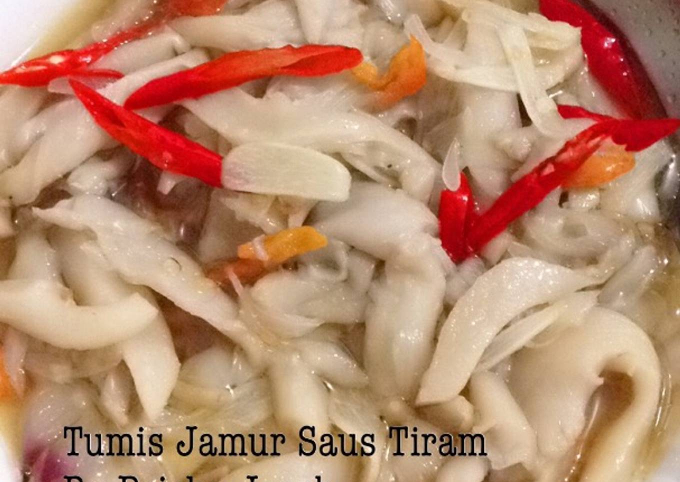 Tumis Jamur Saus Tiram Simple