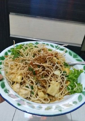 Foto resep Tahu telor bumbu kacang bertaburan mikreskress syalala