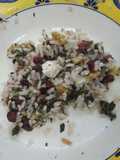 Ensalada caliente de arroz