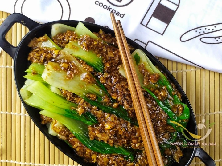 Easy Steps Prepare Recipes Pakcoy/ Bok Choy Siram Telur Saus Tiram the So Delicious Make You Drink.