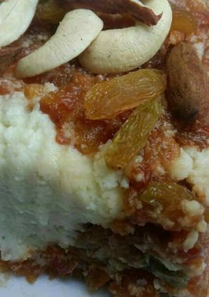 A picture of Dish name gajar ka halwa.