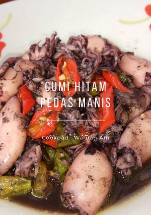 Foto resep Cumi" Hitam Pedas Manis