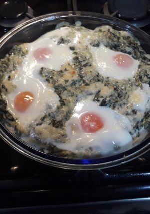 Una foto de Huevos a la florentina