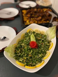 صورة لوصفة تبولة