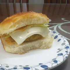 A picture of Potato Poha Burger.