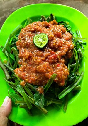 Foto resep Plecing kangkung simple
