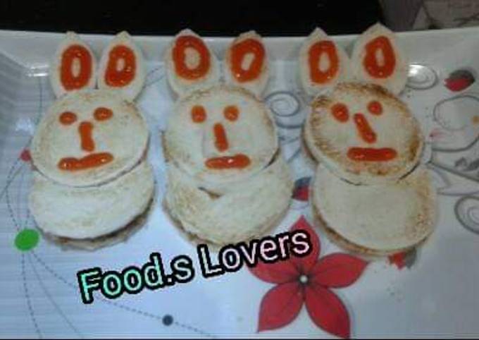 Easiest Way to Make Favorite Teddy bear omlait sandwich