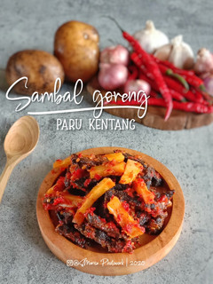 Foto resep Sambal goreng paru kentang