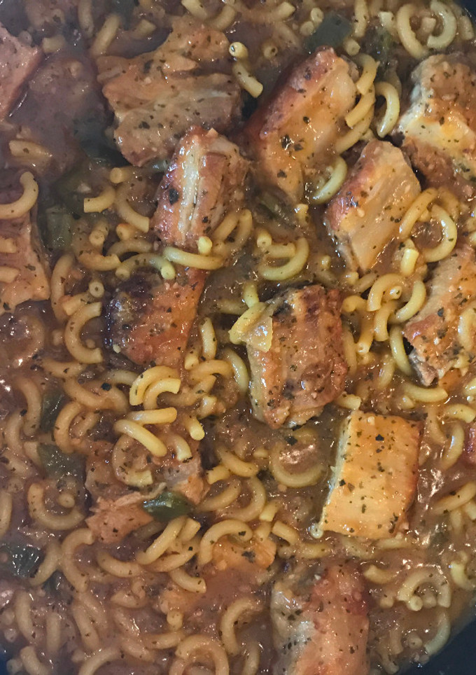 Una foto de Fideos a la cazuela