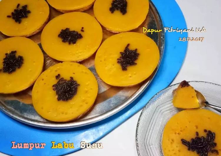 Cara Menyiapkan 🏵 Lumpur Labu Susu ala Dapur Fitri 🏵, Enak