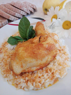 Una foto de Muslos de pollo especiados