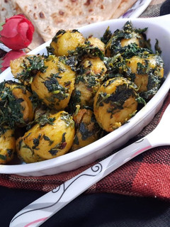 मेथी आलू की ड्राई सब्जी (Methi aloo ki dry sabzi recipe in hindi) रेसिपी मुख्य फोटो