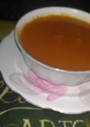 A picture of Carrot soup.