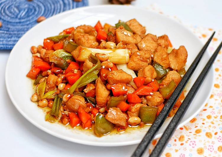 Bagaimana Menyiapkan Kung Pao Chicken And Peanuts Anti Gagal
