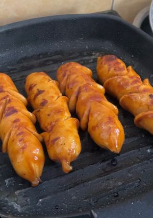 Foto resep Sosis bakar saus barbeque