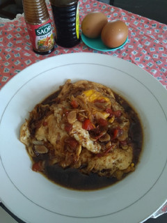 Foto resep Telur ceplok kuah kecap