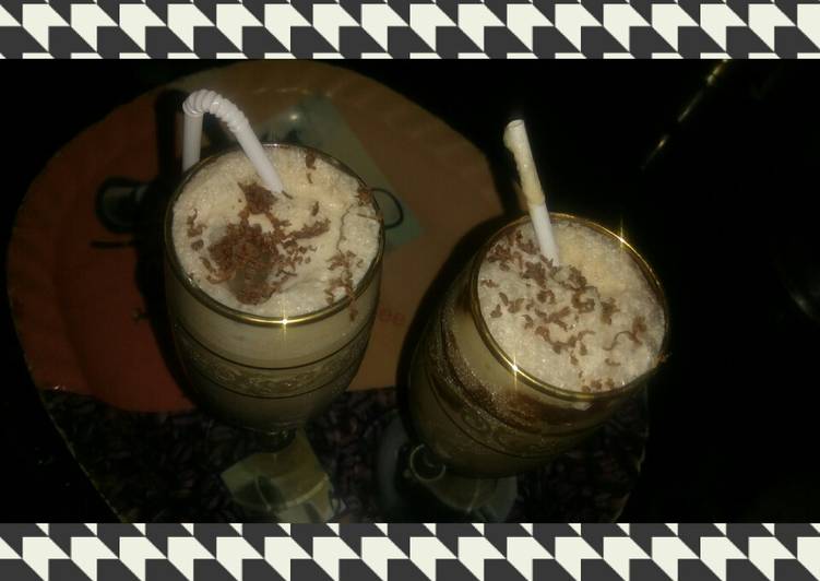 Cold coffee with Coco and cream