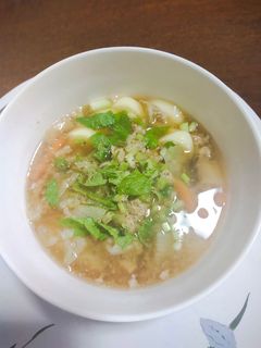รูปของ ซุปมิโซะหมูสับเต้าหู้