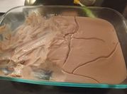 Una foto de postre de maicena