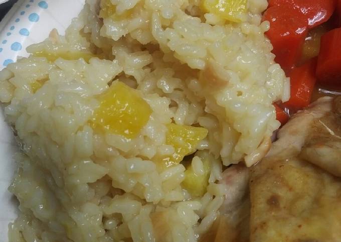 Recipe of Any-night-of-the-week Creamy Sticky Pineapple Rice