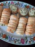 Cannoli di sfoglia ricotta e pesto